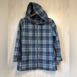 Pendleton Hooded Plaid Jacket Women’s Medium EUC